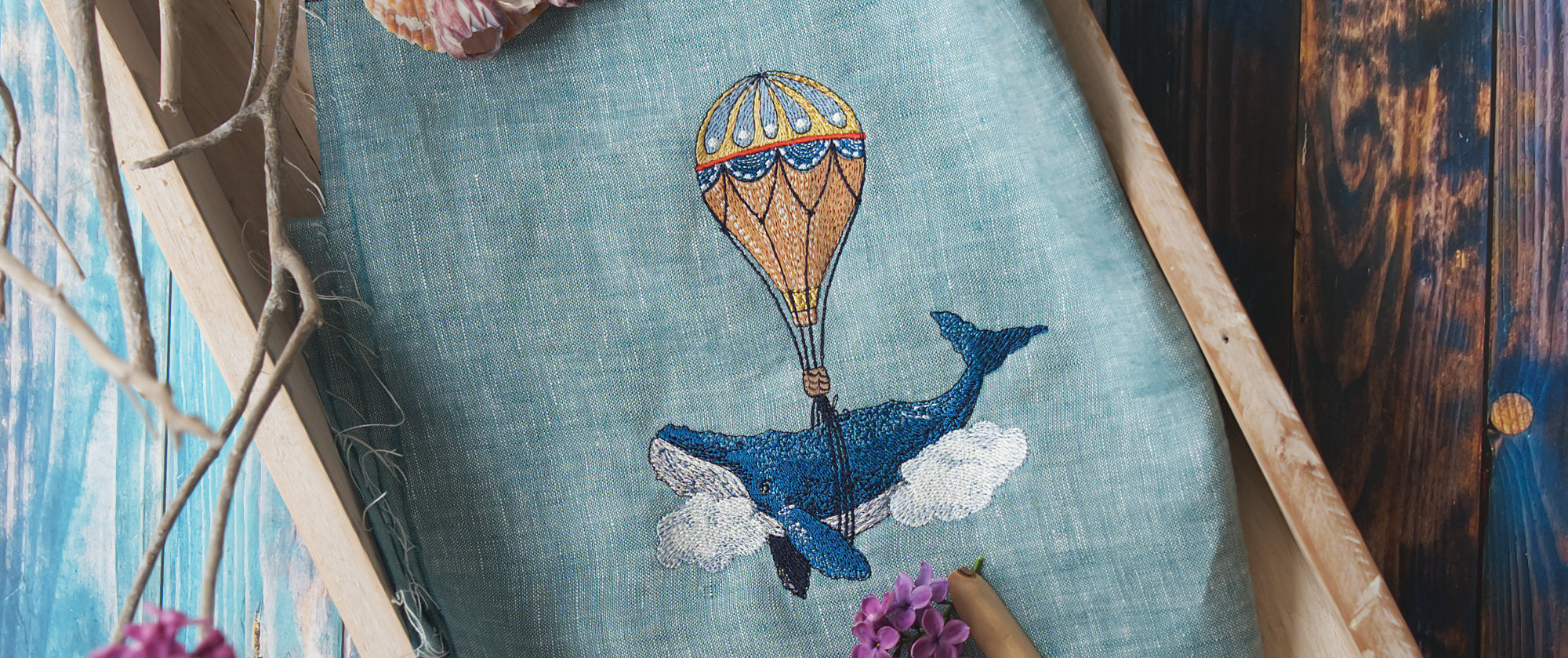 Stickdateien phantasievoll  Sommer Cora Design