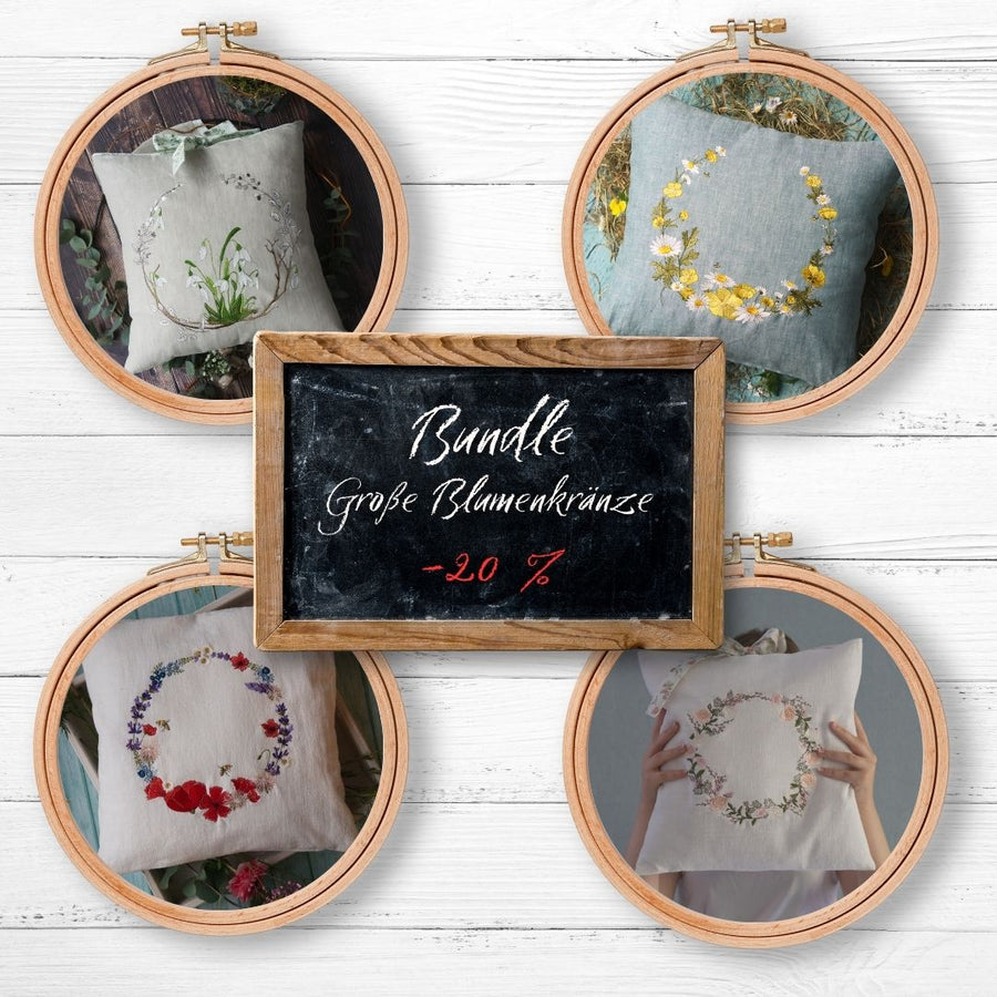 Bundle Große Blumenkränze