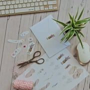 Digistamp Schüchterner Hase