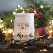 Stickdateien Set Wunschlichtbeutel "Winterzauber", "Dankbarkeit", "Zufriedenheit", "Besinnlichkeit"
