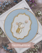 ITH Stickdateien Set Applikationsrahmen "Millefleur"