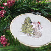 Stickdatei Hase mit Baum