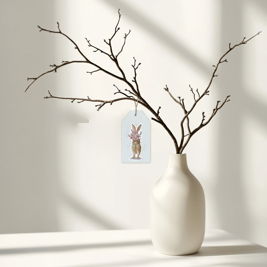 Digistamp Schüchterner Hase Hangtags