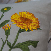 Stickdatei Botanische Zeichnung Calendula große Größen