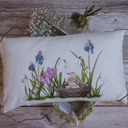 Stickdatei Frühblüherwiese mit Feldlerche