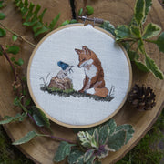 Stickdatei Fuchs Maus Winter Wald Frühling Herbst Cora Design