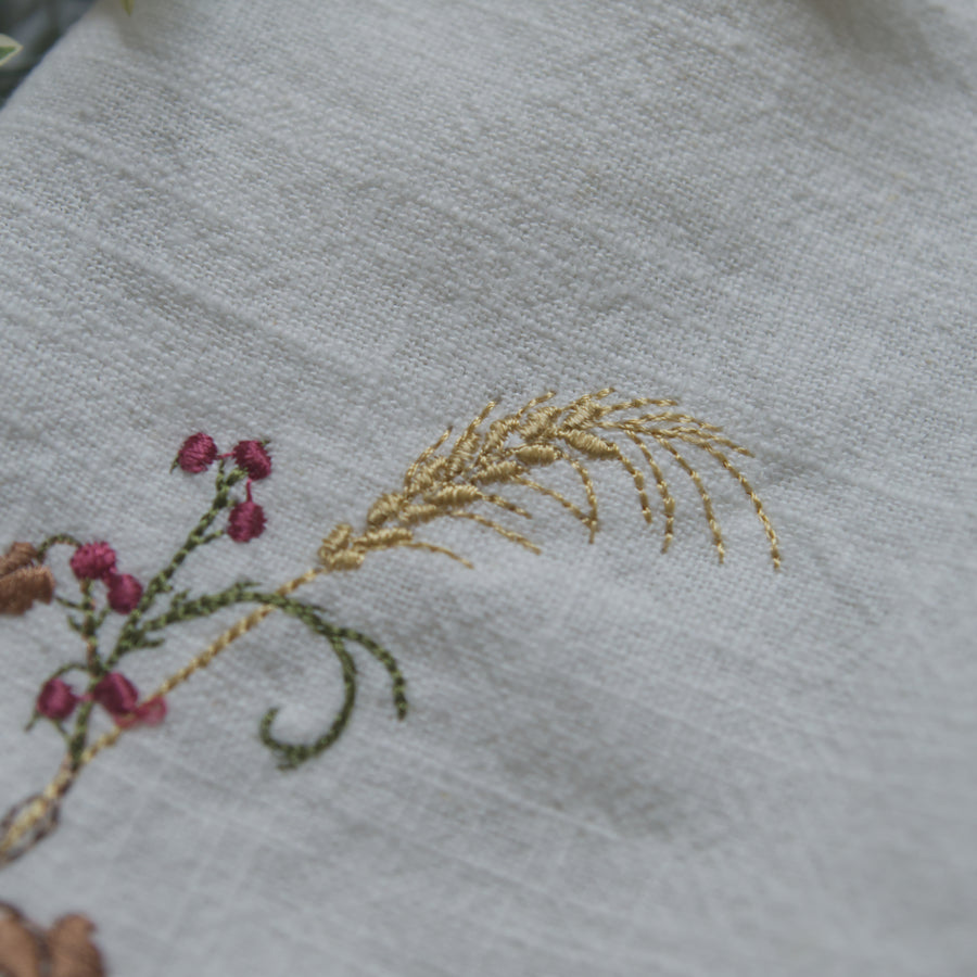 Stickdatei Herbstliche Ecke links