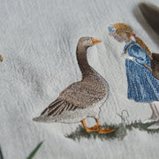 Stickdatei Mädchen und Gans