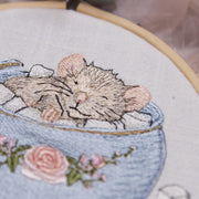 Stickdatei Maus in der Zuckerdose