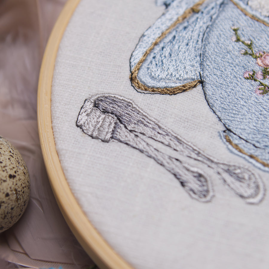 Stickdatei Maus in der Zuckerdose