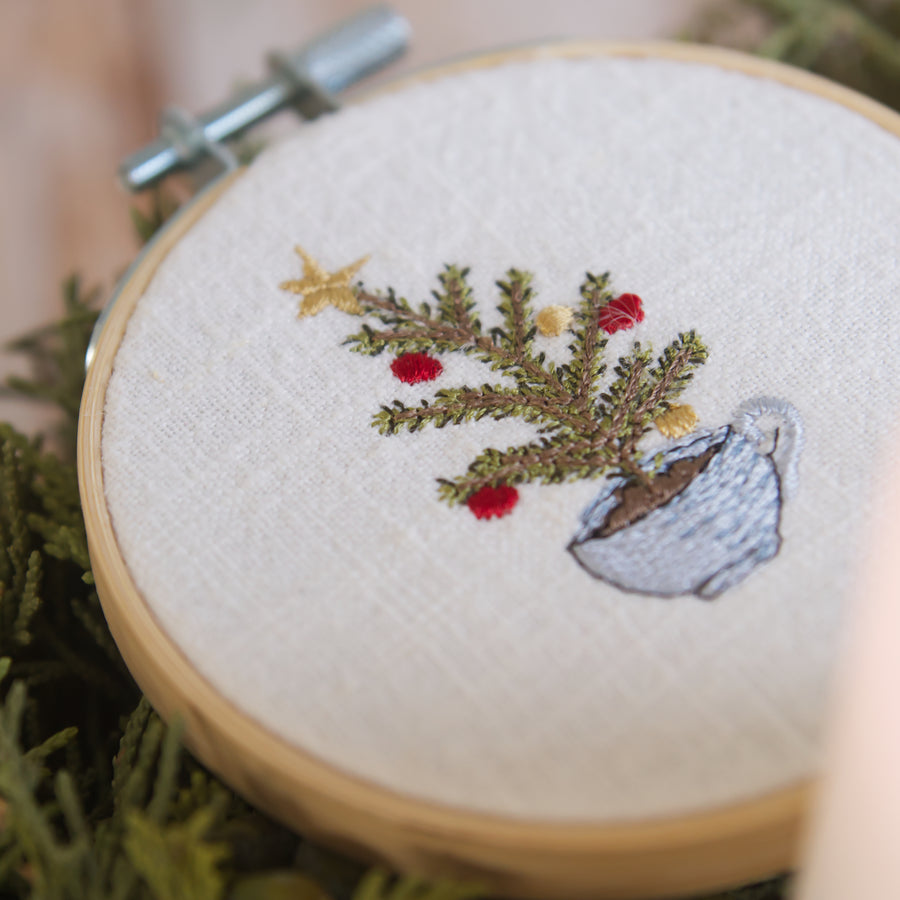 Stickdatei Mini-Set „Mäuseweihnacht“ 4 liebevoll gestaltete Weihnachtsmotive