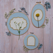 ITH Stickdateien Set Applikationsrahmen "Millefleur"