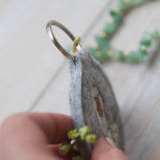 ITH Stickdatei Schlüsselanhänger Gans mit Gänseblümchen