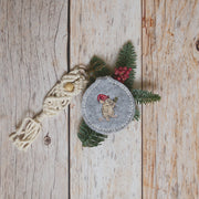 ITH Stickdatei Schlüsselanhänger mit Wichtelmaus