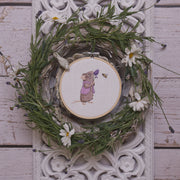Stickdatei Lavendelmaus