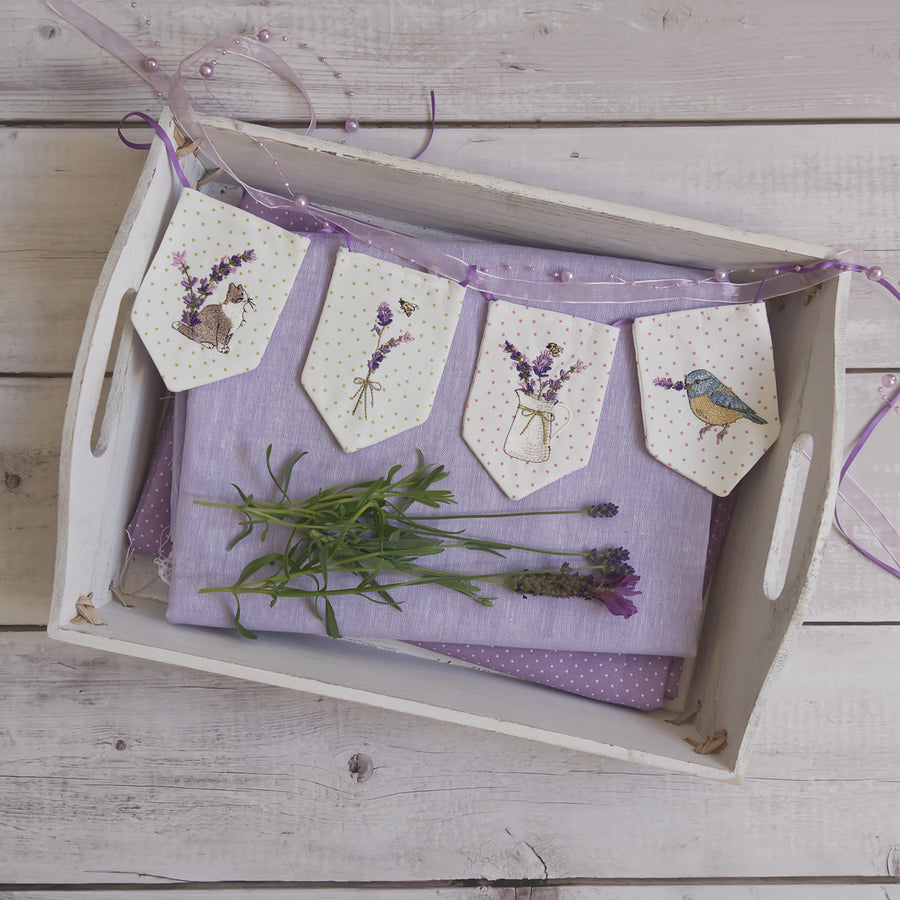Stickdateien Bundle Lavendelsommer