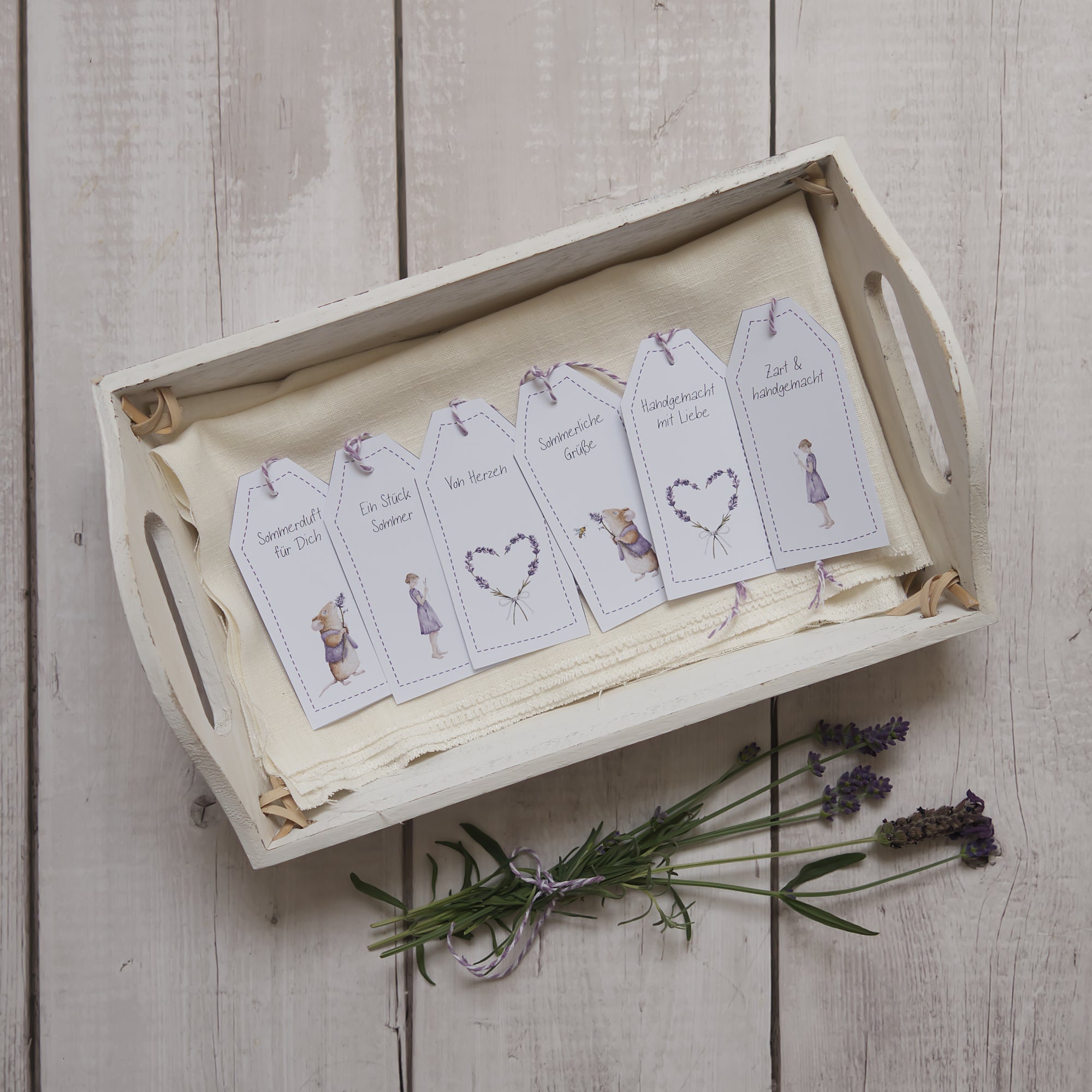 Printable Hangtags Lavendel – Geschenkanhänger zum Ausdrucken