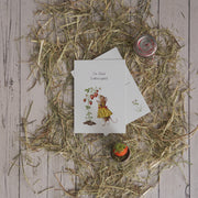 Printable Postkarte Ein Stück Erdbeerglück