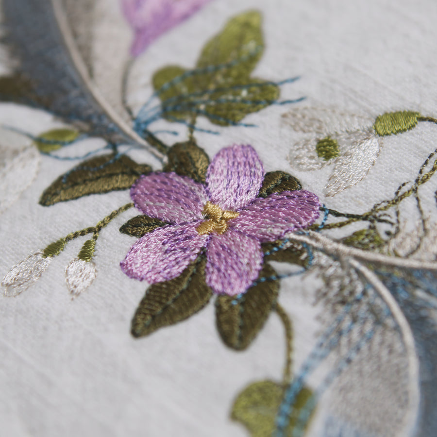 Stickdatei Frühblüherkranz