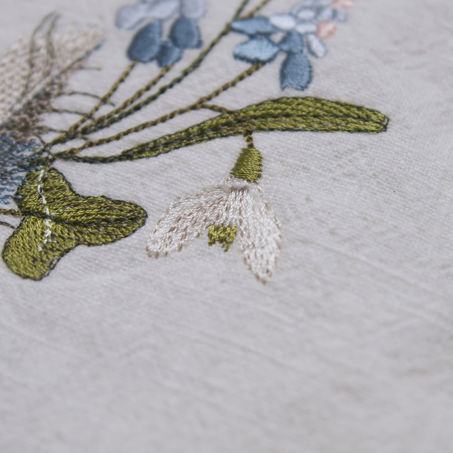 Stickdatei Frühblüherkranz