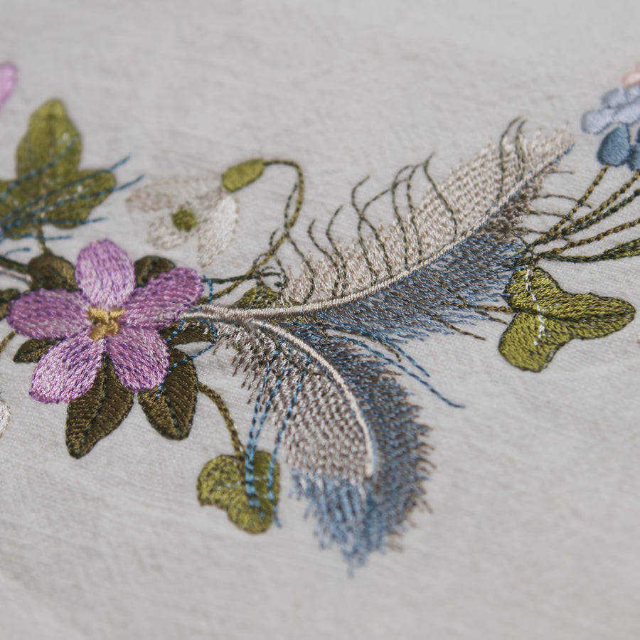 Stickdatei Frühblüherkranz