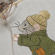 Stickdatei Maus im Schnee