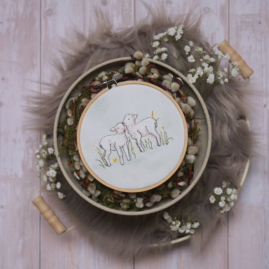 Stickdatei Lämmerfreundschaft