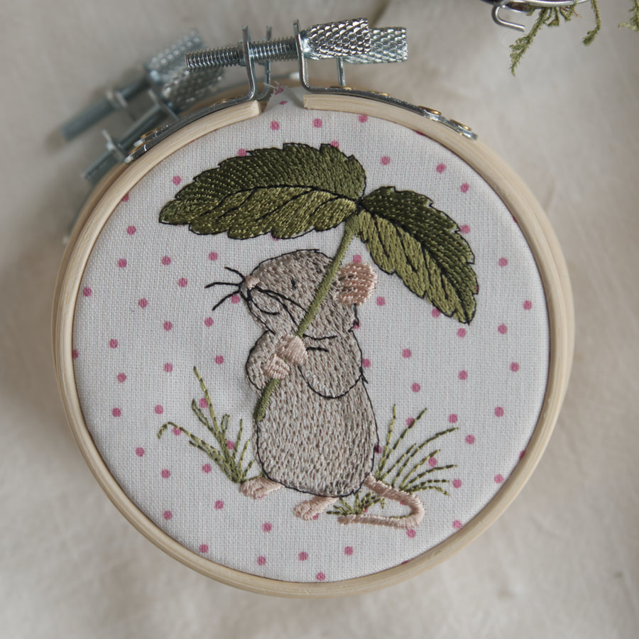 Stickdatei Erdbeerminis aus der Mäuse-Serie