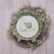 Stickdatei Mutter und Lamm
