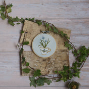 Stickdatei Traubenhyazinthe in der Tasse