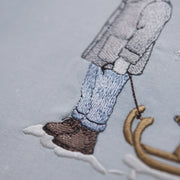 Stickdatei Junge im Schnee