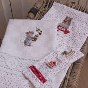 Stickdatei Erdbeerminis aus der Mäuse-Serie