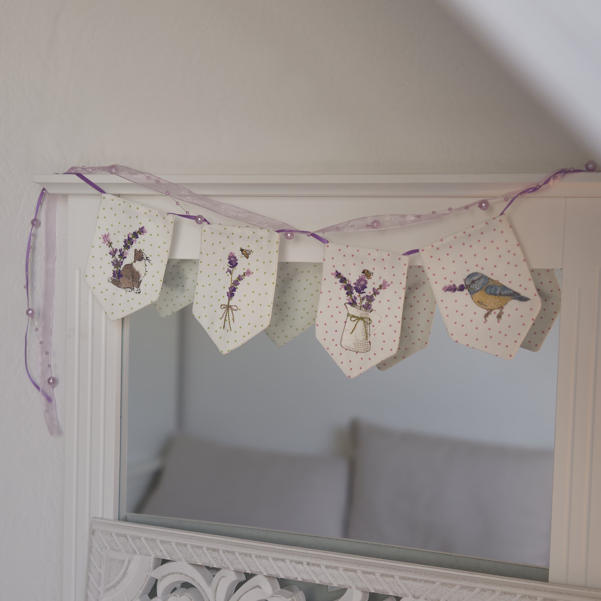 Stickdatei Lavendel-Minis aus der Lavendel-Serie