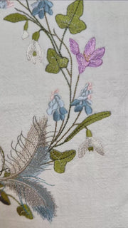 Stickdatei Frühblüherkranz