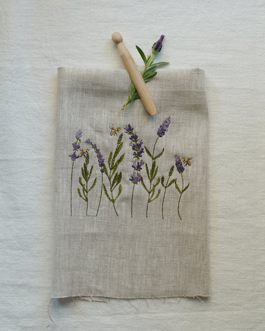 Stickdatei Set Lavendel mit Biene