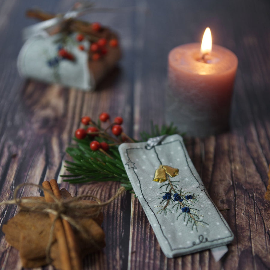 Stickdatei Geschenkset Wacholder mit Box und Anhänger ITH