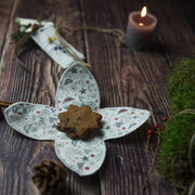 Stickdatei Geschenkset Rotkehlchen mit Box und Anhänger ITH